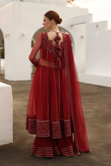 3-PC Unstitched Embroidered Net Chinon Chiffon By Iznik | CC-67