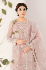 3-PC Unstitched Embroidered Chiffon Chantelle By Baroque | CH11-05