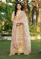 3-PC Unstitched DIgital Printed Chikankari Lawn By Elaf Premium | ERC-5B