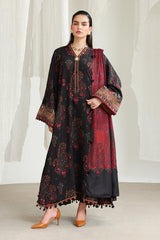 Digital Printed Viscose Silk Back Sleeve & Trouser by Baroque