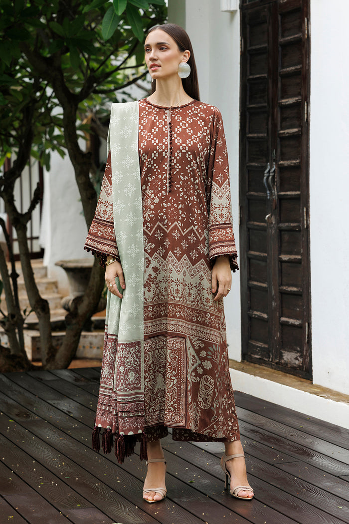 Digital Printed Viscose Silk Shirt & Trouser by Baroque