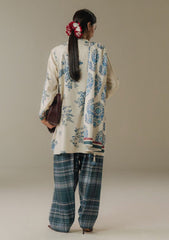 3-PC Unstitched Digital printed Linen Amber Days By Zara Shahjahan | 6A