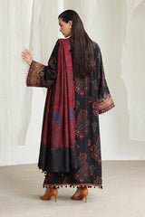 Digital Printed Viscose Silk Back Sleeve & Trouser by Baroque