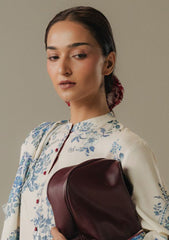 3-PC Unstitched Digital printed Linen Amber Days By Zara Shahjahan | 6A