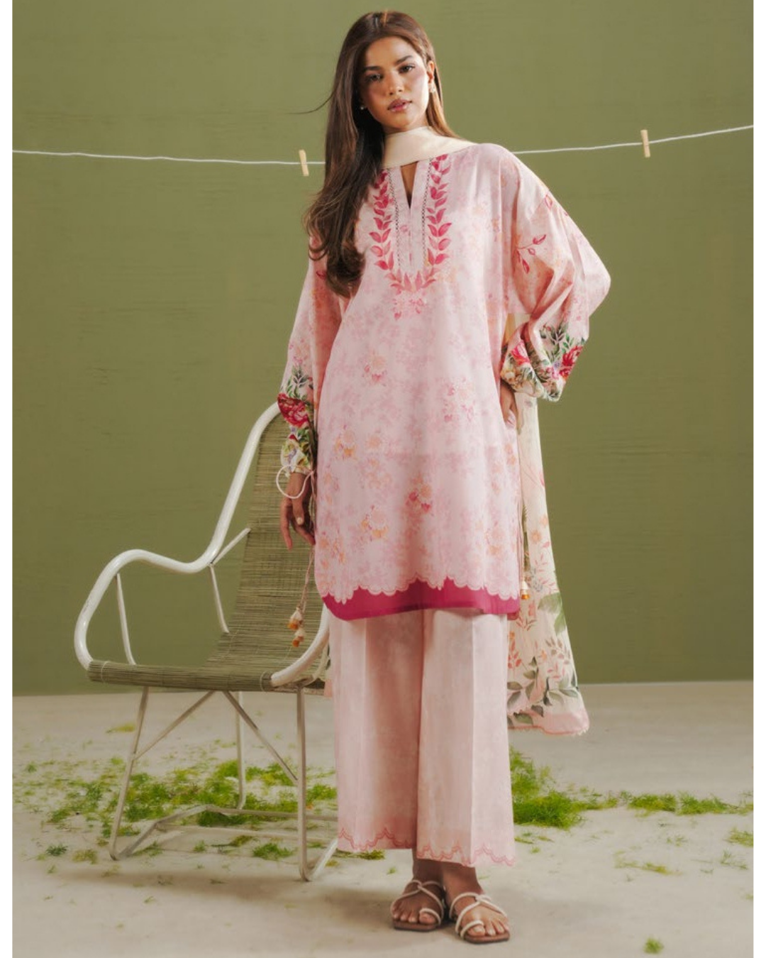3-PC Unstitched Digital Prints Coco By Zara Shahjahan | Ayla-8B