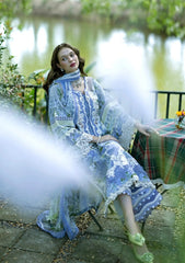 3-PC Unstitched Printed Lawn Signature By Elaf | ESA-8B