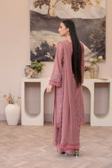 3-PC Unstitched Lawn Embroidered Shirt Crinkle Embroidered Dupatta By Wania | WL-446