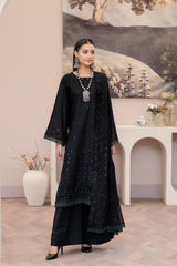 3-PC Unstitched Lawn Embroidered Shirt Crinkle Embroidered Dupatta By Wania | WL-448