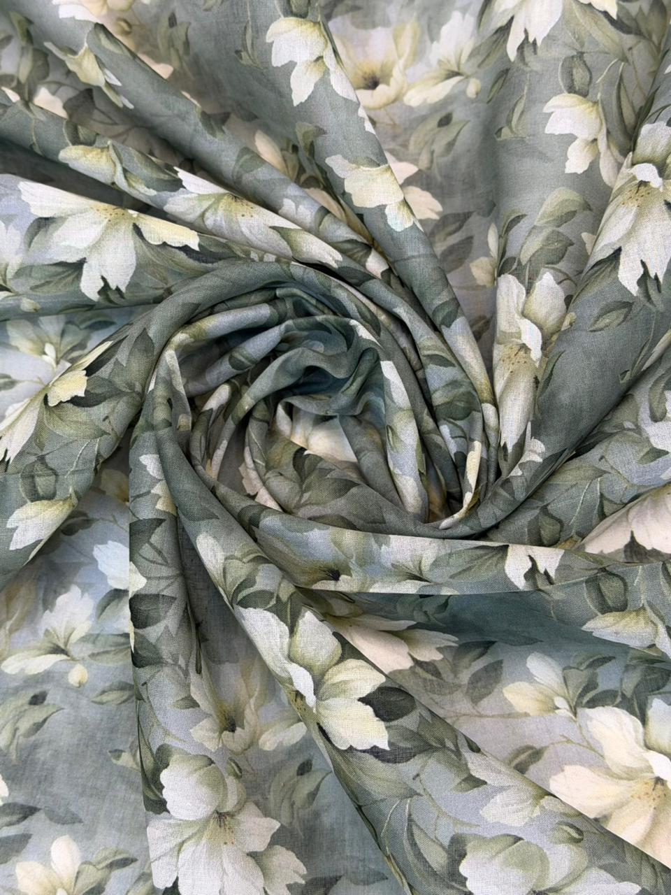 2-PC Unstitched Printed Lawn 2026 | PL-40