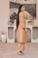 3-PC Unstitched Lawn Embroidered Shirt Crinkle Embroidered Dupatta By Wania | WL-449