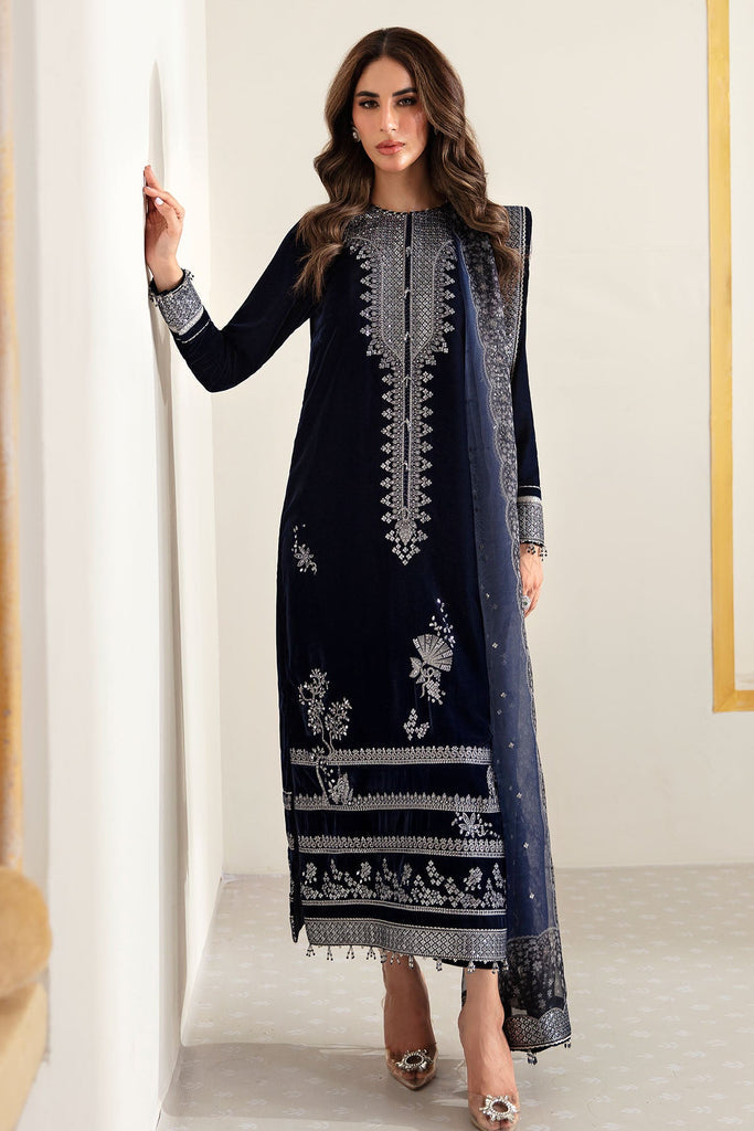 EMBROIDERED VELVET FORMAL VF-2007