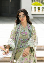 3-PC Unstitched Digital Printed Lawn Signature By Elaf | JADE