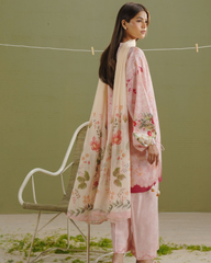 3-PC Unstitched Digital Prints Coco By Zara Shahjahan | Ayla-8B