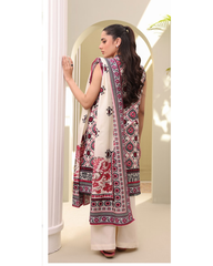 3-PC unstitched Printed Lawn By Zellbury | 0323
