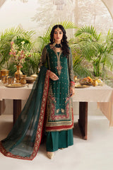 DJ4-01 - 3-PC Unstitched Embroidered Dastan-E-Jashan by Charizma Premium