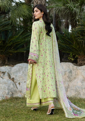 3-PC Unstitched DIgital Printed Chikankari Lawn By Elaf Premium | ERC-2A
