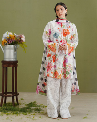 3-PC Unstitched Digital Prints Coco By Zara Shahjahan | Elix-9A