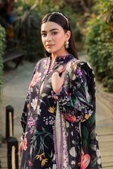 AF-PL-6015-VIOLA | 3PC Unstitched Lawn Digital Print Sheen By Alizeh