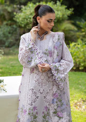 3-PC Unstitched Embroidered Luxury Lawn By Elaf | ELQ-4B
