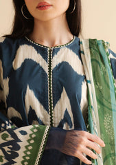 3-PC Unstitched Printed Lawn Coco By Zara Shahjahan | SILA-6B