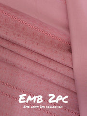 2-PC Unstitched Embroidered Lawn | Vol 1