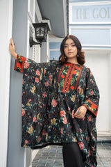 3-PC Unstitched Lawn Print Embroidered Crinkle Printed Dupatta Muskari By Wania | Wl-489