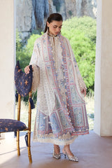 3-PC Unstitched Embroidered Lawn By Suffuse | VELUNA