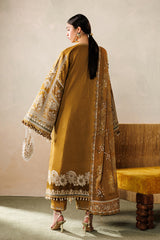 3-PC Unstitched Embroidered Eid Lawn By Baroque | D07
