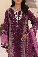 CN4-003 | 3PC Unstitched Embroidered Lawn Naranji By Charizma