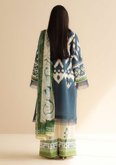 3-PC Unstitched Digital Printed Lawn Coco by Zara Shahjahan | SILA-6B