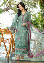 3-PC Unstitched DIgital Printed Chikankari Lawn By Elaf Premium | ERC-4B