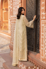 D-09 Sandy Beach | 3PC Unstitched Suit Luxury Chiffon Dilkash By Lavish Premium