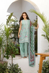 Unstitched 3-PC Embroidered Lawn Vital Collection By Sobia Nazir - VT25-4B