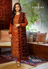 Kashmiri Taanka Embroidered Shawl Collection - AJKT-09