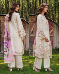 3-PC Unstitched Embroidered Lawn Silent Pine Tale By Afsanah | AL-101