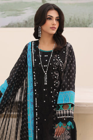 CN4-002 | 3PC Unstitched Embroidered Lawn Naranji By Charizma