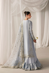 3-PC Unstitched Premium Raw Silk Embroidered Serein By Emaan Adeel | OPULENT OASIS