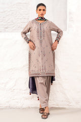 USE-9124 | 3Pc Unstitched Suit Embroidered lawn Summer 25 Drop II By Jazmin