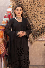 SF-221 | 4PC Unstitched Suit Chikenkari Lawn Shafaq By Johra