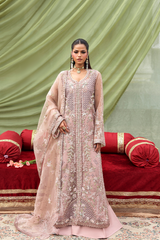 3-PC Unstitched Chffon Embroidered Romansiyyah By Emaan Adeel | GULRUKH