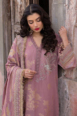 NJ-93 MIRAGE - 3PC - Unstitched Embroidered Lawn Maya by Nureh