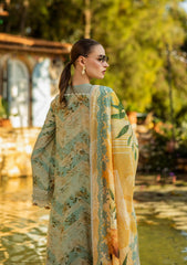 ELK-06A PISTACHIO DREAMS | 3Pc Unstitched Suit Lawn Collection Prints Chikankari By Elaf Premium