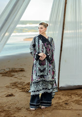ETS-02B PROM NIGHT | 3PC Unstitched Suit Embroidered Lawn Signature By Elaf Premium