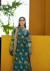 ETS-07A STAY CURIOUS | 3PC Unstitched Suit Embroidered Lawn Signature By Elaf Premium