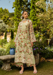 ELK-04A DEAR PARADISE | 3Pc Unstitched Suit Lawn Collection Prints Chikankari By Elaf Premium