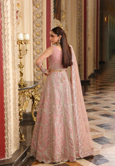 3-PC Unstitched Embroidered Organza Stardum Foirmals By Elaf Premium | ESH-02 GLAMOROUS