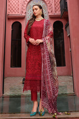 NE-109 | 3Pc Unstitched Suit Schillfli Lawn Collection Bazar By Nureh