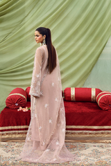 3-PC Unstitched Chffon Embroidered Romansiyyah By Emaan Adeel | GULRUKH