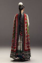 3-PC Unstitched Digital Printed Lawn Anarkali By Zara Shahjahan | Mehruba