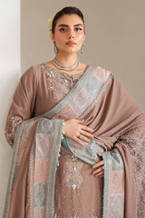 3-PC Unstitched Embroidered Maya Velvet By Nureh | NW-112